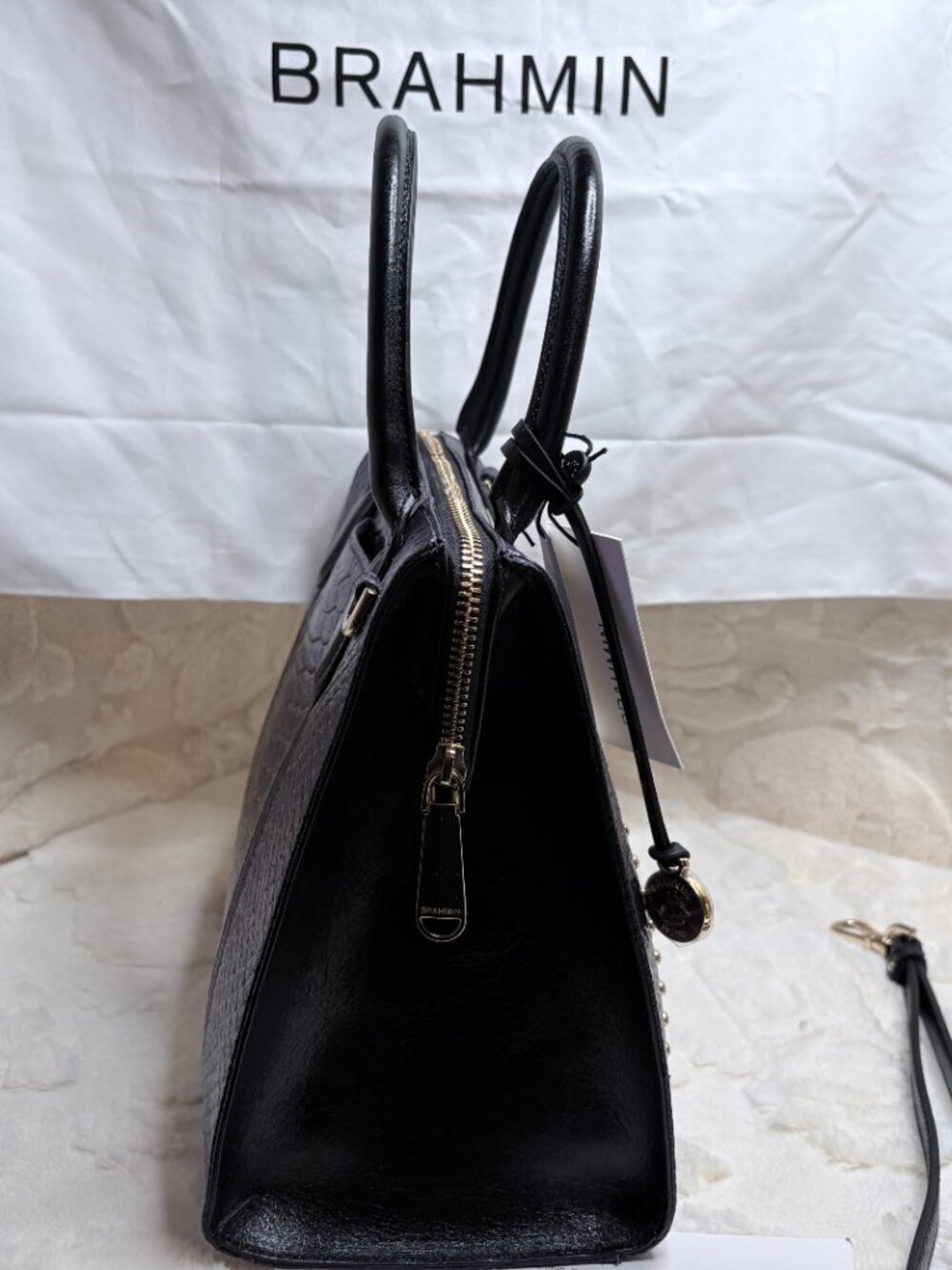 Brahmin Small Caroline Ultraviolet - Picture 8 of 9